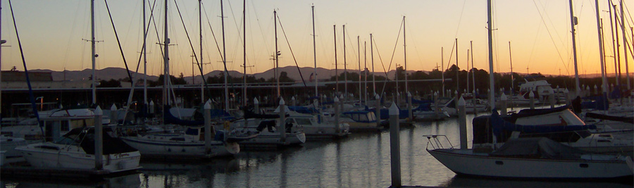 marina sunset