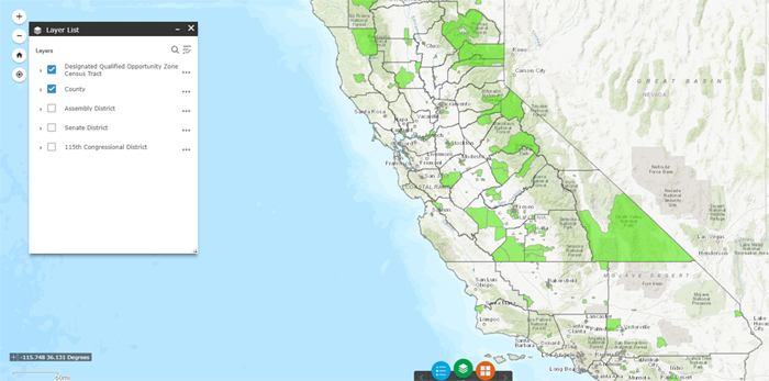 Opportunity Zones in California