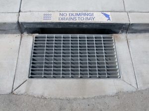 no dumping to the bay storm drain