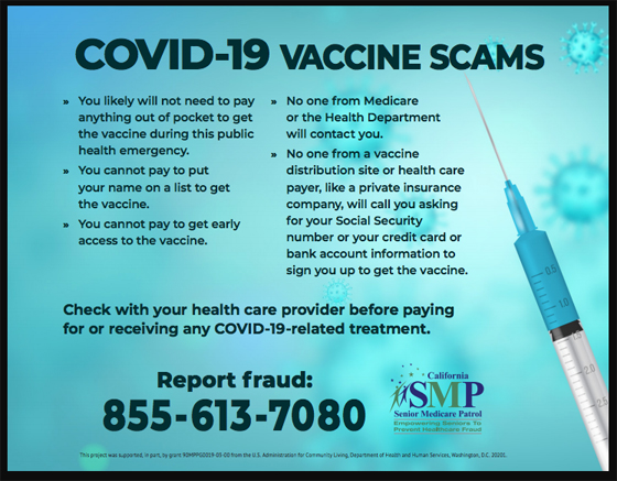 vaccine scams image