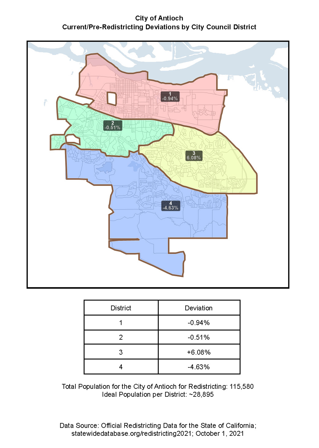 city of antioch current vs preredistricting council district