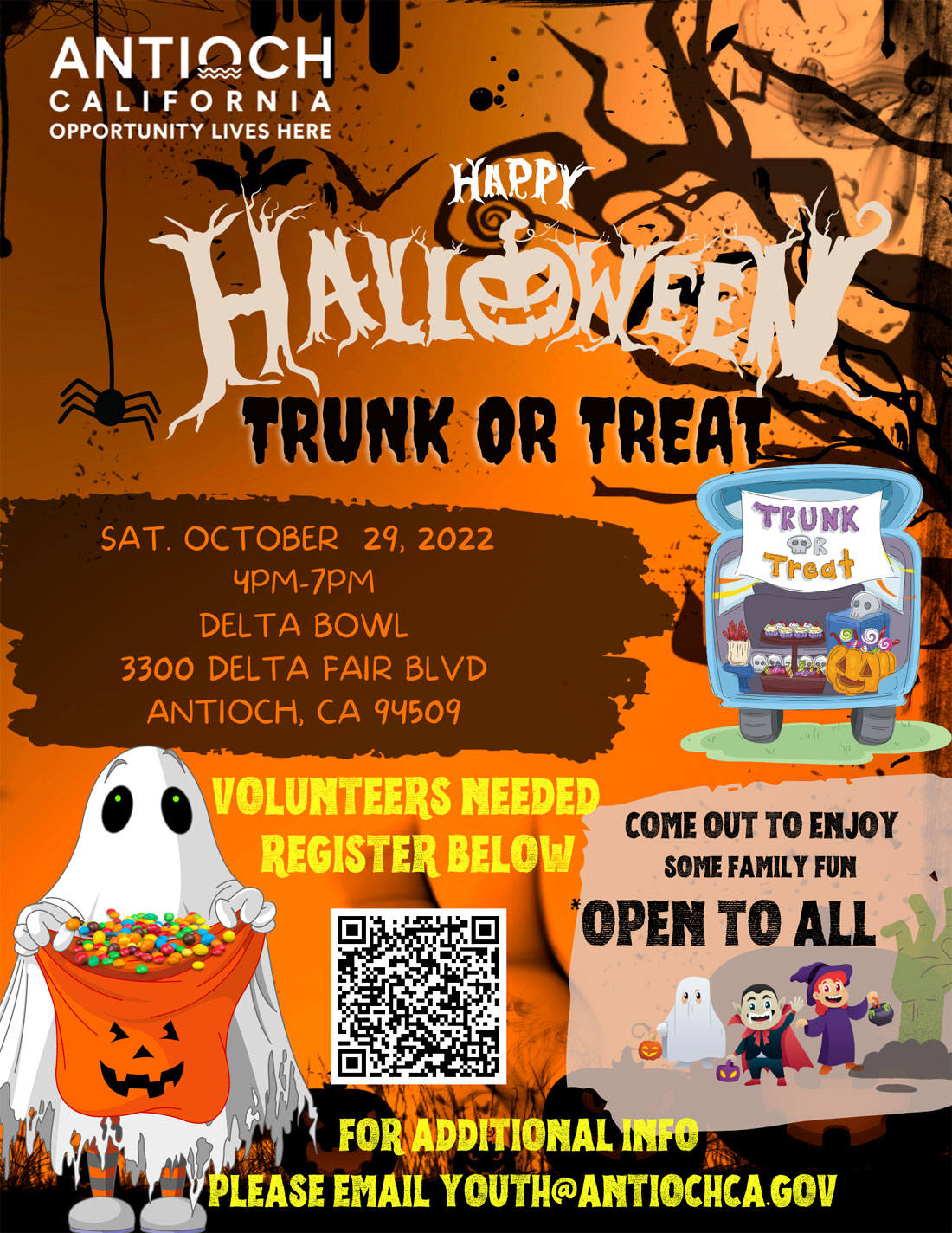 TRUNK OR TREAT hosted by Antioch Council of Teens – City of Antioch ...