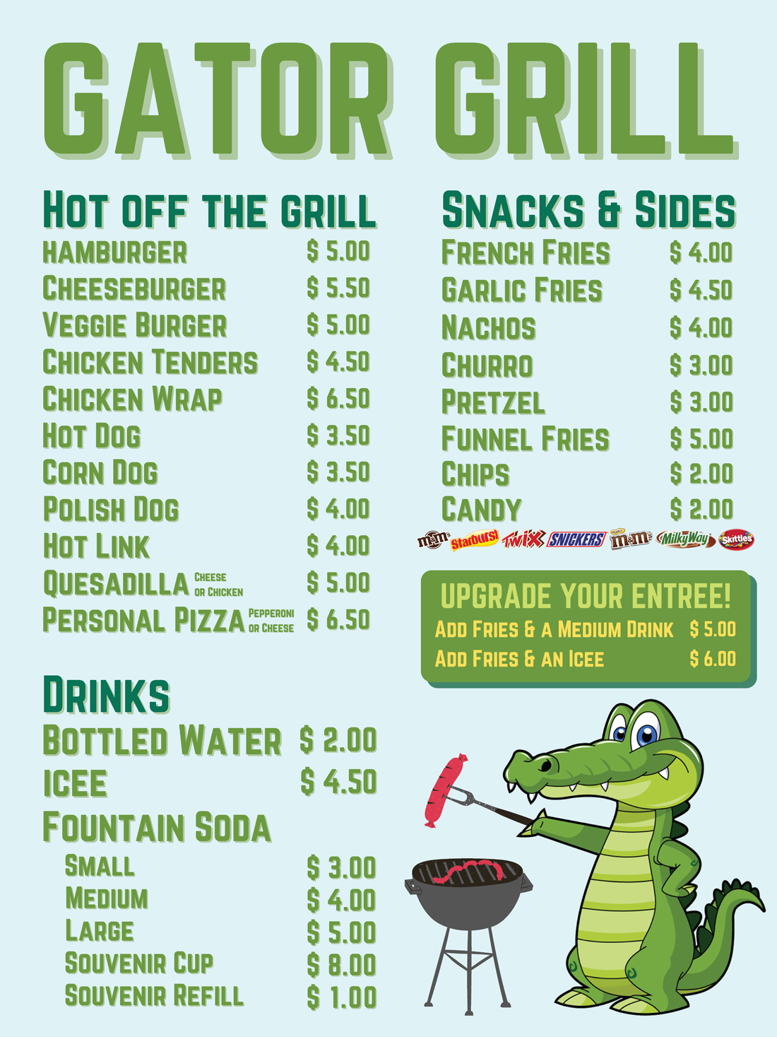 gator menu img