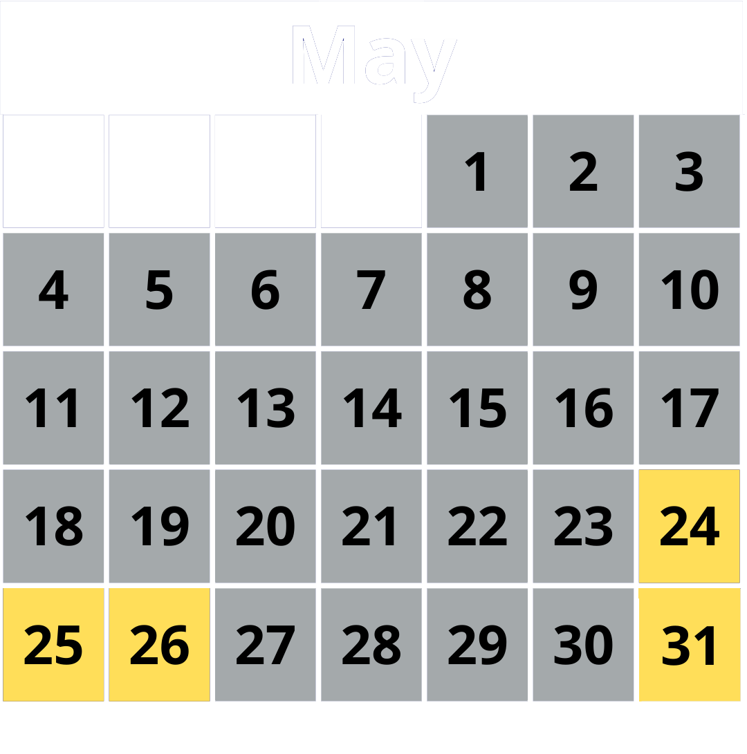 cal25 may u